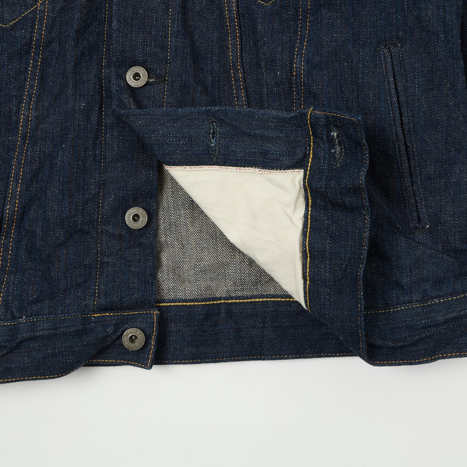 ONI Denim 02527P Kiwami 16oz Type III Denim Jacket - One Wash