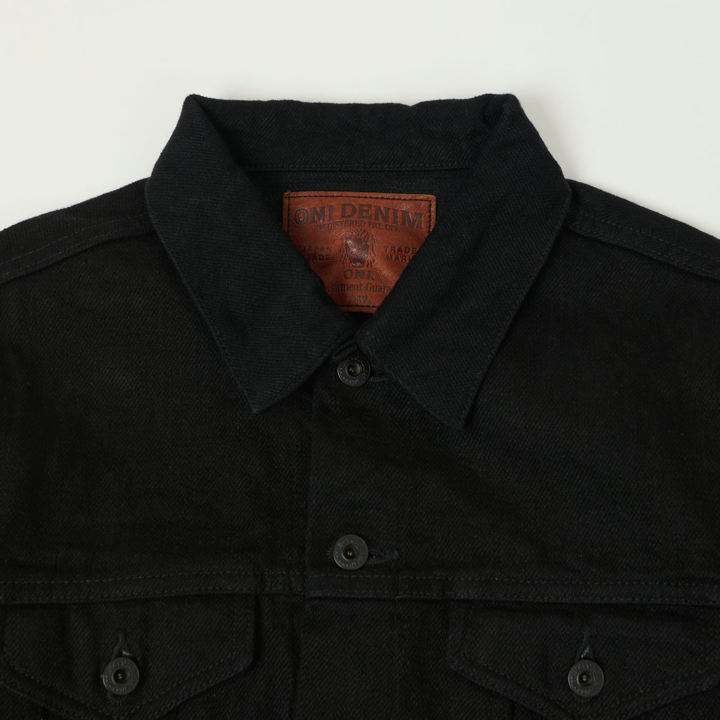 ONI Denim 02527PZR-IDBK 20oz 'Indigo x Black Secret Denim' Type III Denim Jacket - Rinsed