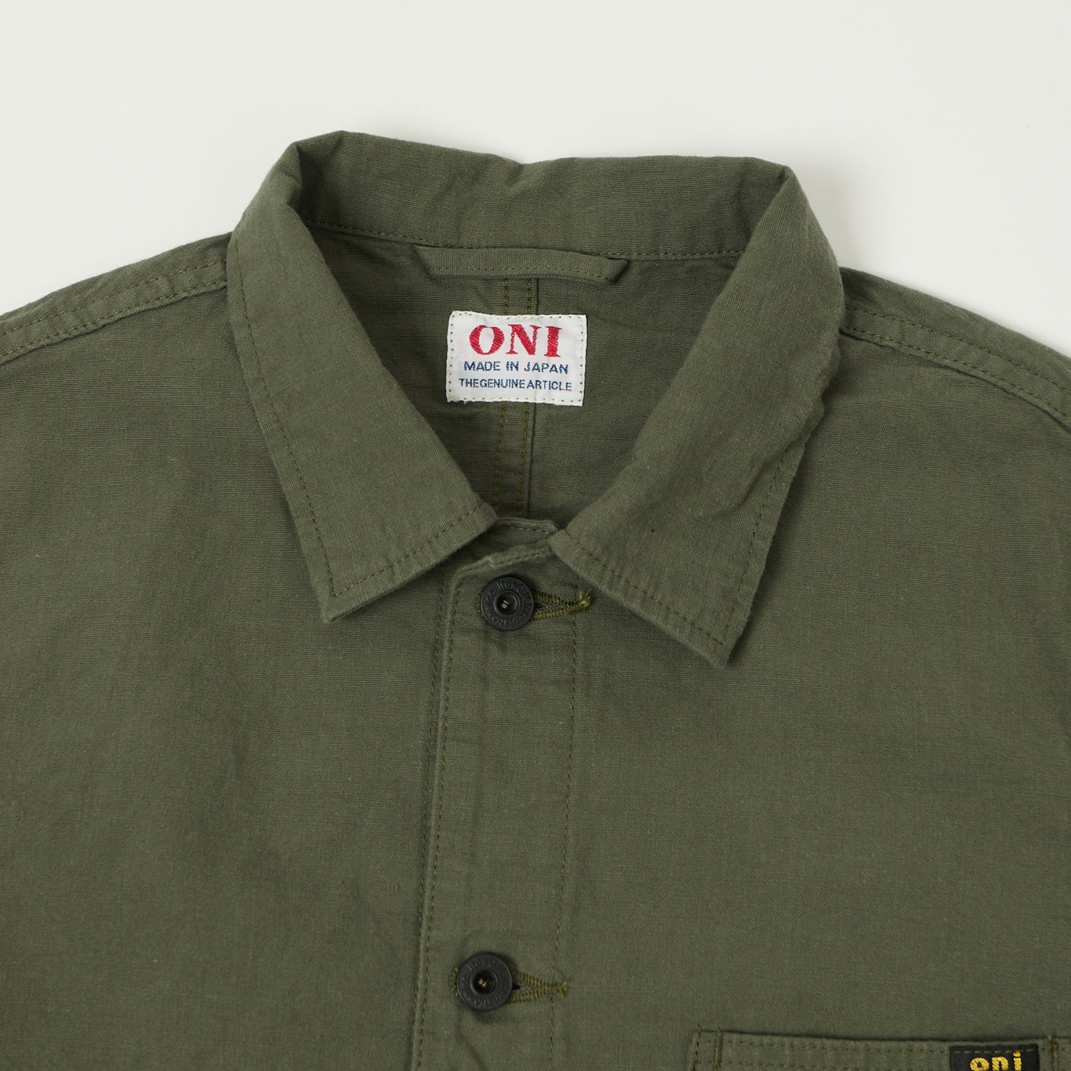 ONI Denim 03500-8GG 8oz 'Beta Chambray' Coverall Jacket - Green