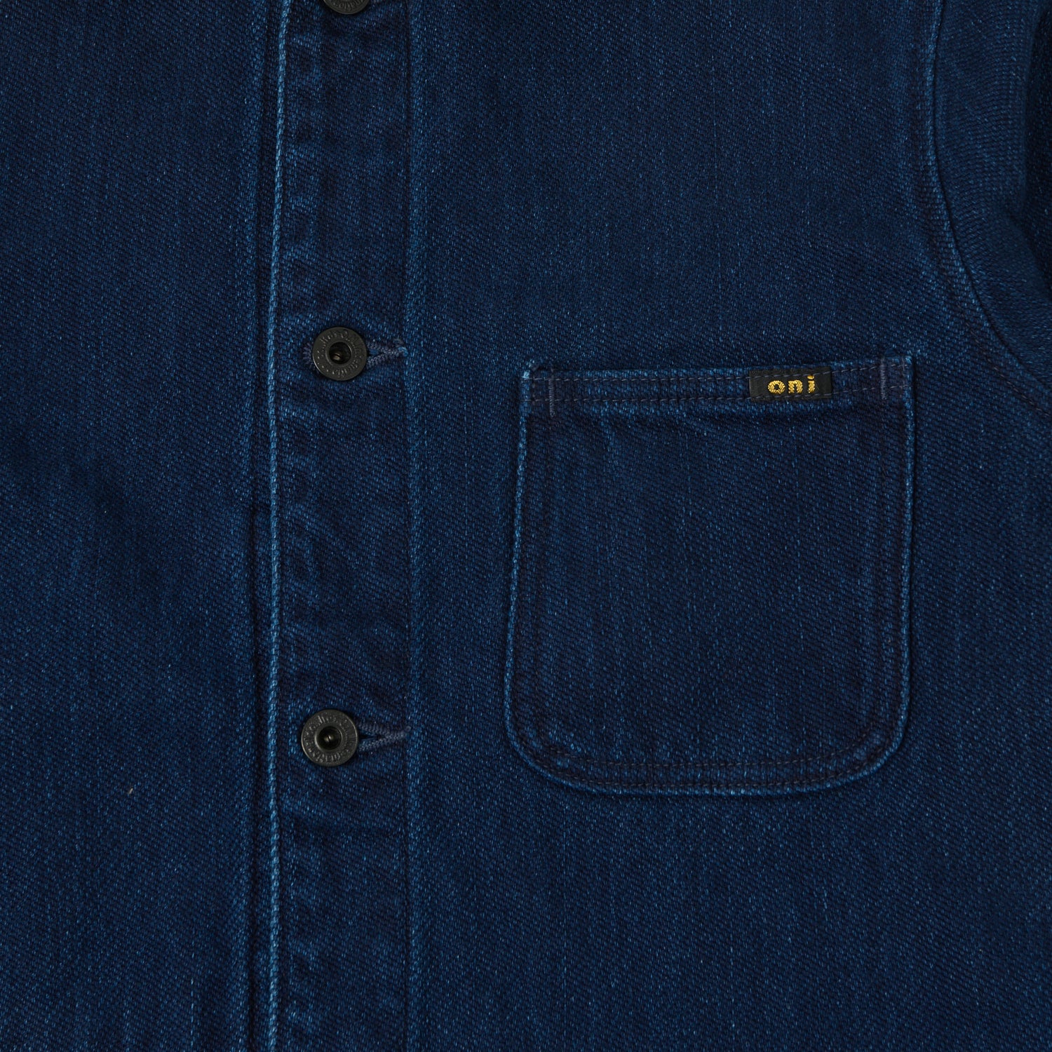 ONI Denim 03501 Indigo Dobby Twill Coverall Jacket - Indigo