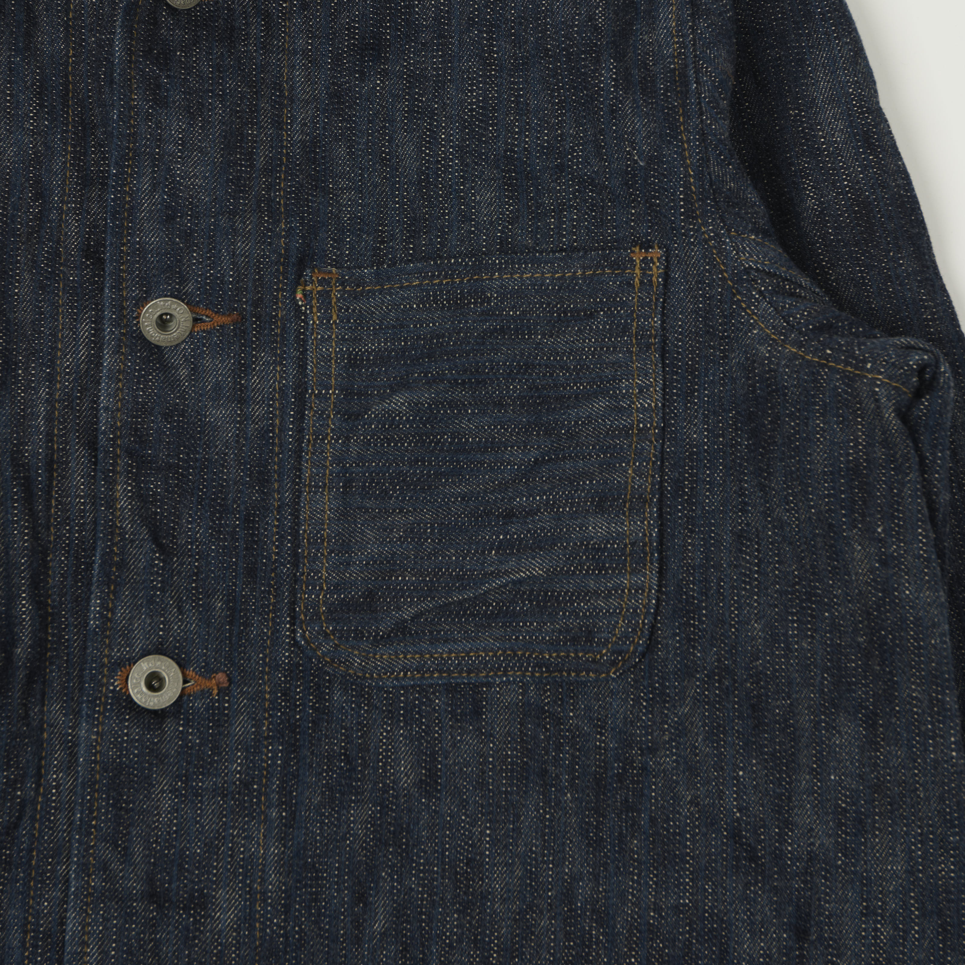 ONI Denim 03502-Kase 16oz Natural Indigo Coverall Jacket - One