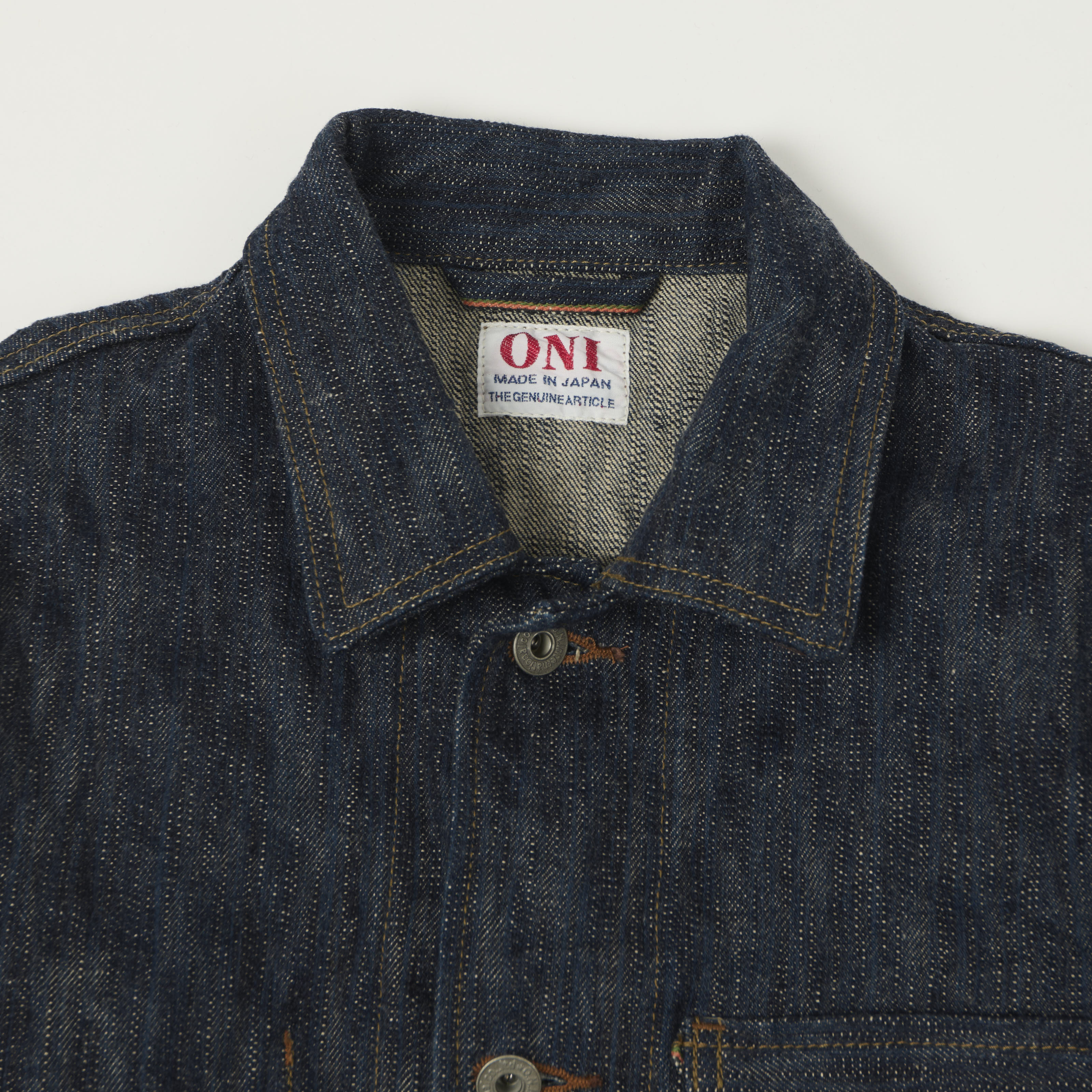 ONI Denim 03502-Kase 16oz Natural Indigo Coverall Jacket - One wash