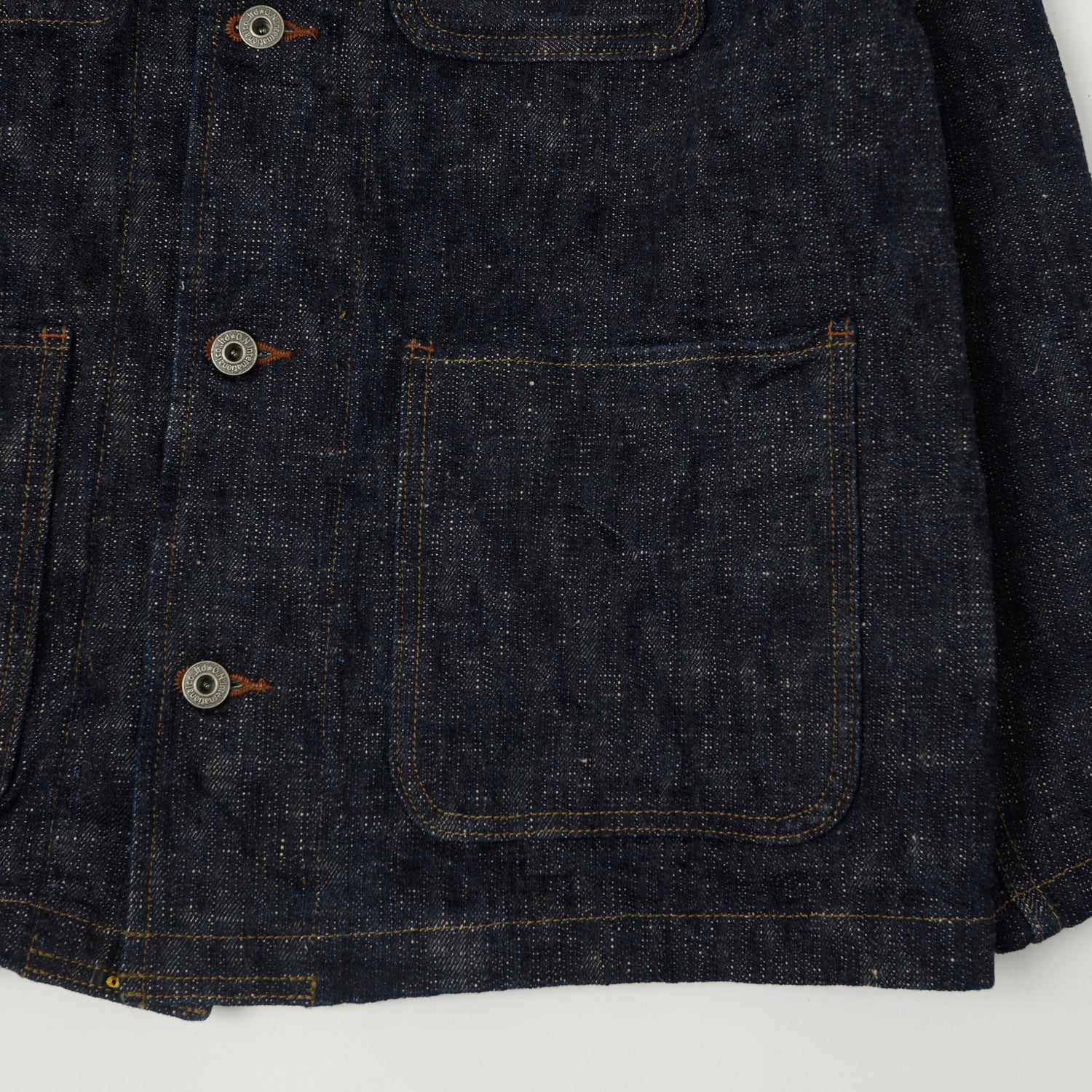 ONI Denim 03502-Kasuri 17oz Coverall Jacket - Rinsed