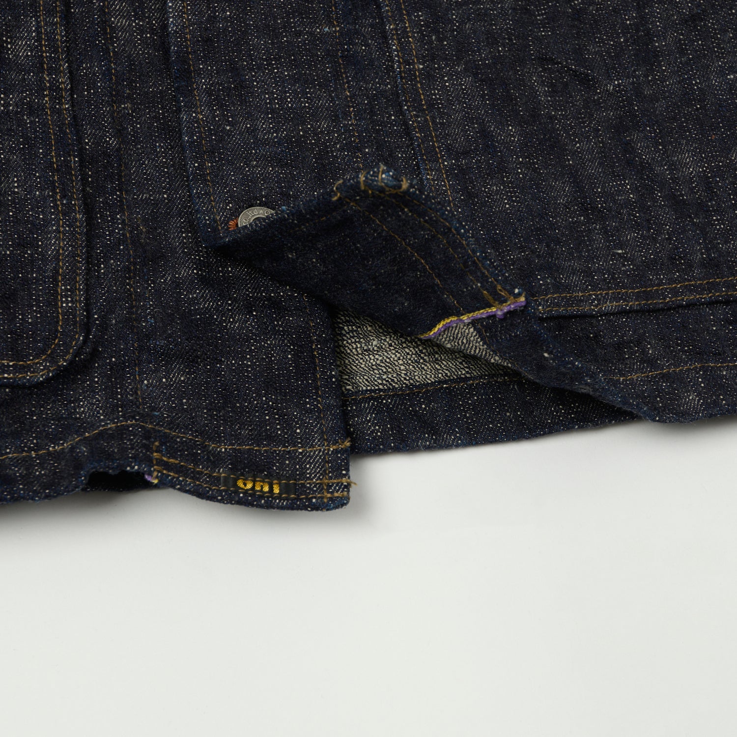 ONI Denim 03502-Kasuri 17oz Coverall Jacket - Rinsed