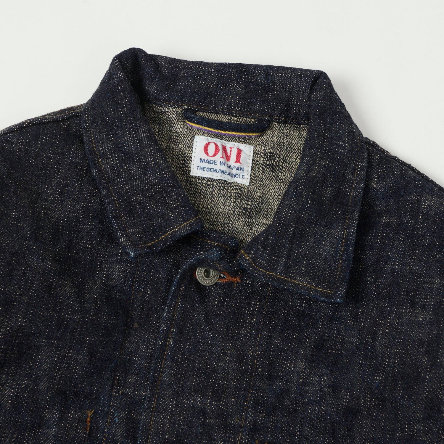 ONI Denim 03502-Kasuri 17oz Coverall Jacket - Rinsed