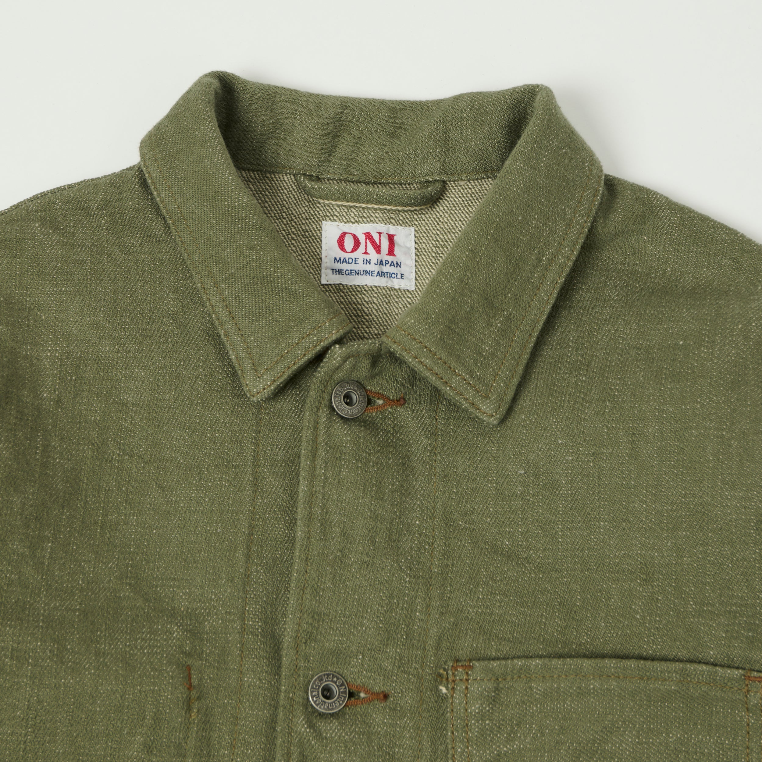 ONI Denim 03502-OLD18 18oz Coverall Jacket - Olive – SON OF A STAG