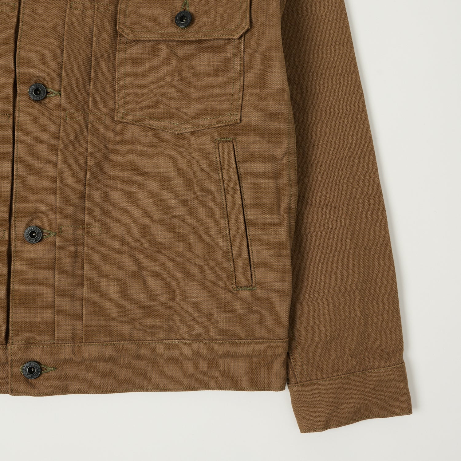 ONI Denim 02516P-HOX Type II Canvas Jacket - Khaki