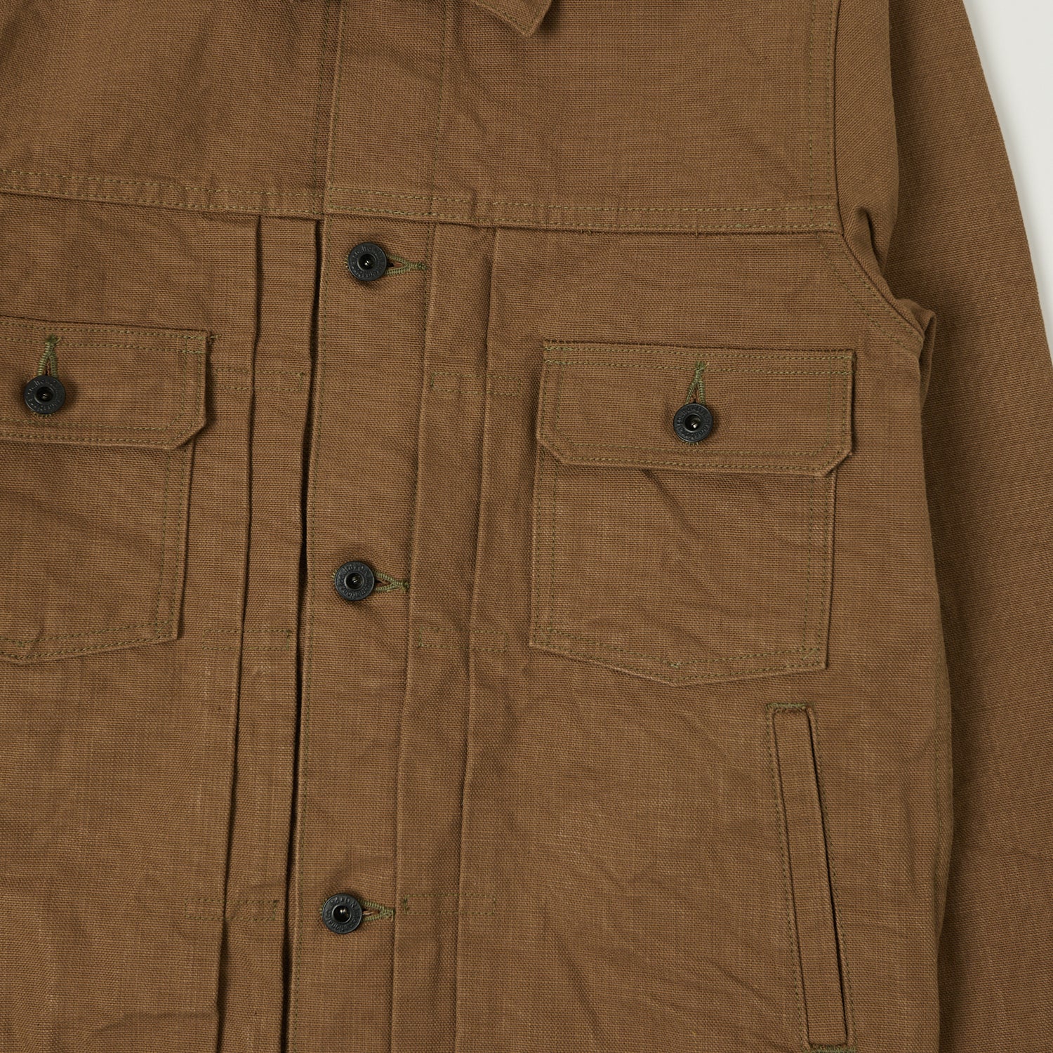 ONI Denim 02516P-HOX Type II Canvas Jacket - Khaki