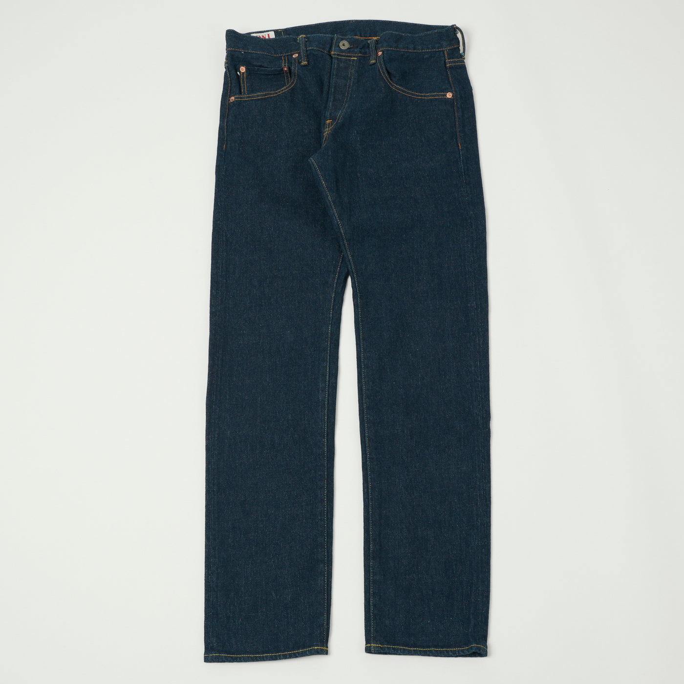 ONI Denim 121S Ishikawadai 15oz Slim Tapered Stretch Jean - One Wash