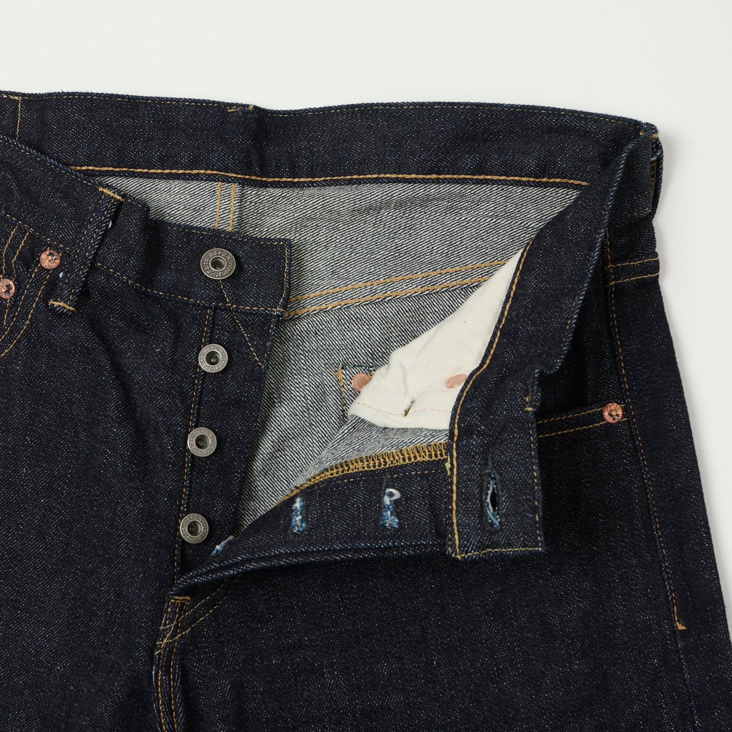 ONI Denim 122S 15oz Stretch Regular Tapered Jean - One Wash