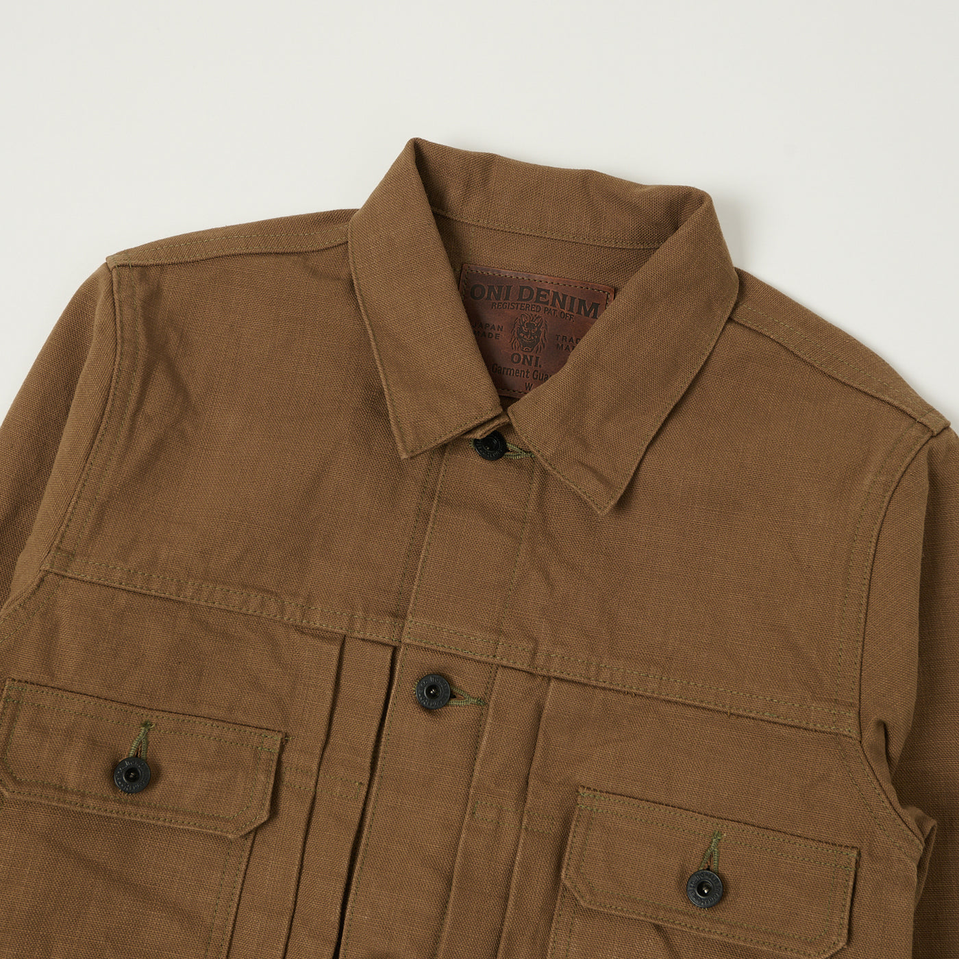 ONI Denim 02516P-HOX Type II Canvas Jacket - Khaki