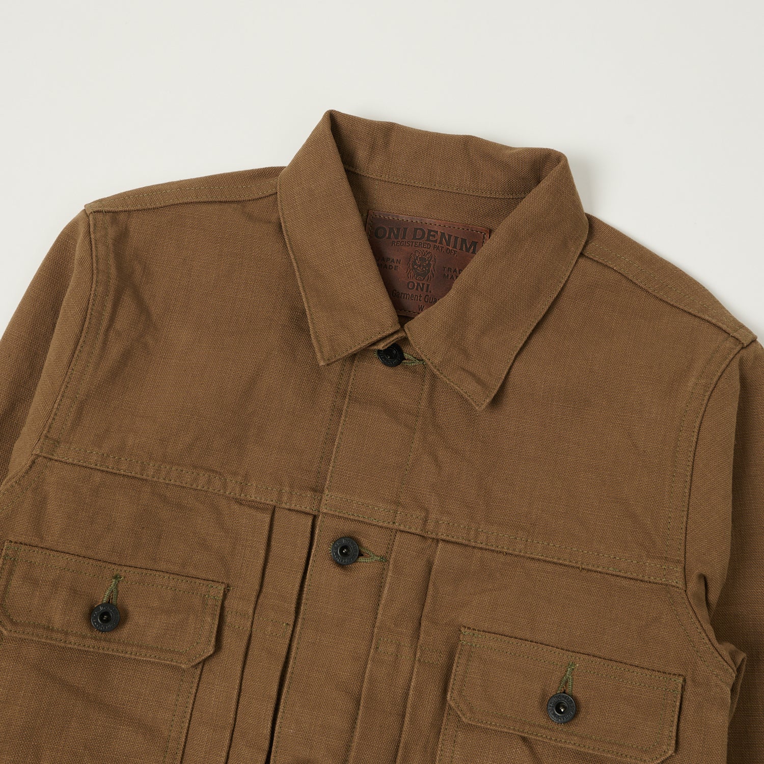 ONI Denim 02516P-HOX Type II Canvas Jacket - Khaki