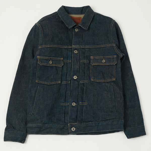 ONI 02516PZR-BEG 'Beige Weft' Type II Denim Jacket - One Wash