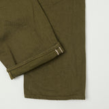 ONI 246-OLOL 'Warp and Weft' 12oz Relaxed Tapered Jean - Olive One Wash