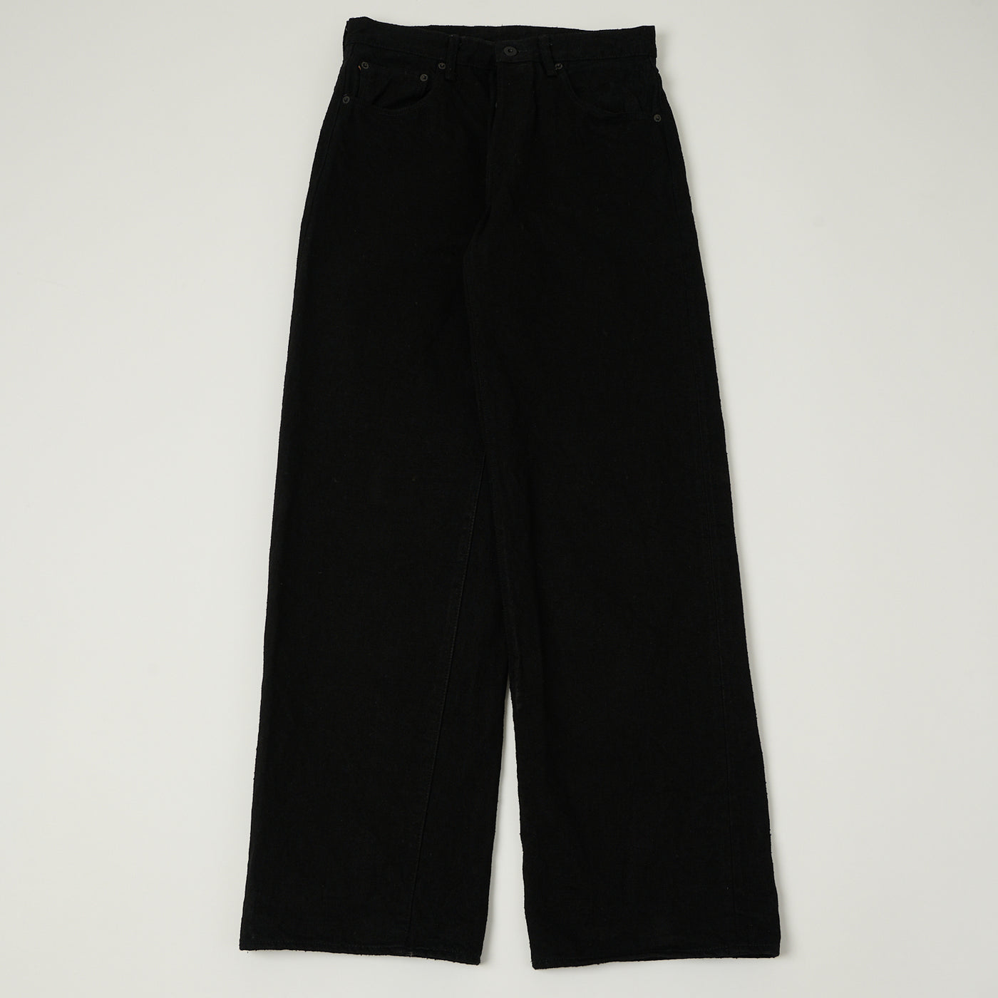 ONI Denim 222-CCDBKBK 'Crushed Concrete Denim' 15oz Extra Wide Straight Jean - Black