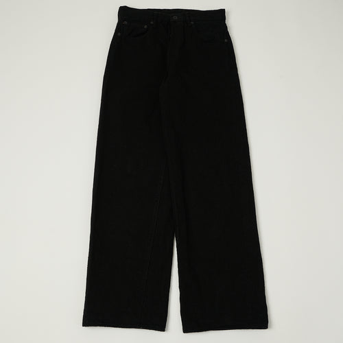 ONI Denim 222-CCDBKBK 'Crushed Concrete Denim' 15oz Extra Wide Straight Jean - Black