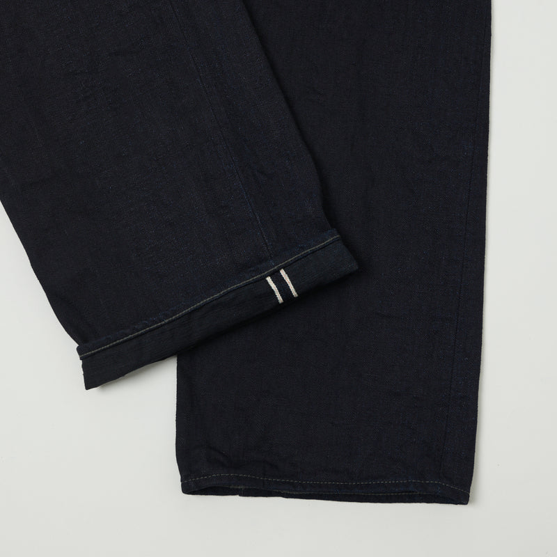 ONI 200-14BLK Wide Straight Jean - One Wash