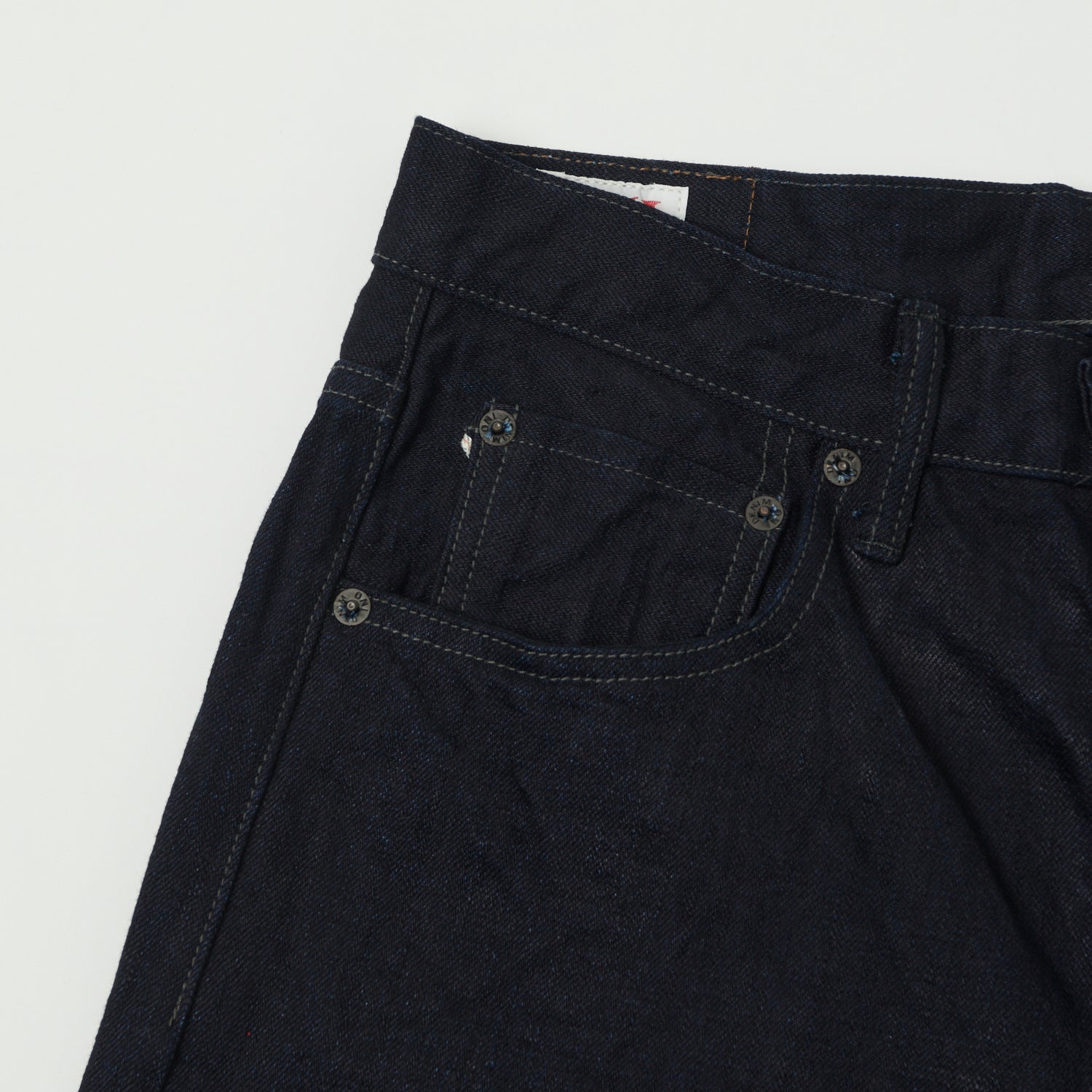 ONI Denim 200-14BLK 14oz Wide Straight Jean - One Wash