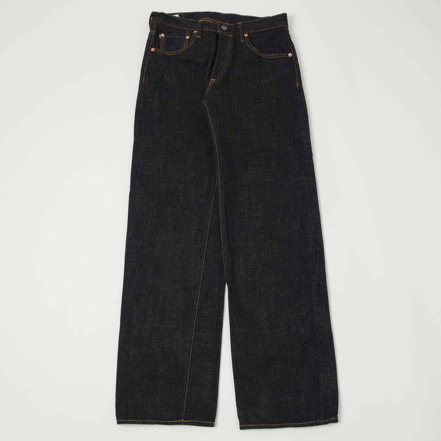 ONI Denim 200-14KBE 14oz Wide Straight Jean - One Wash