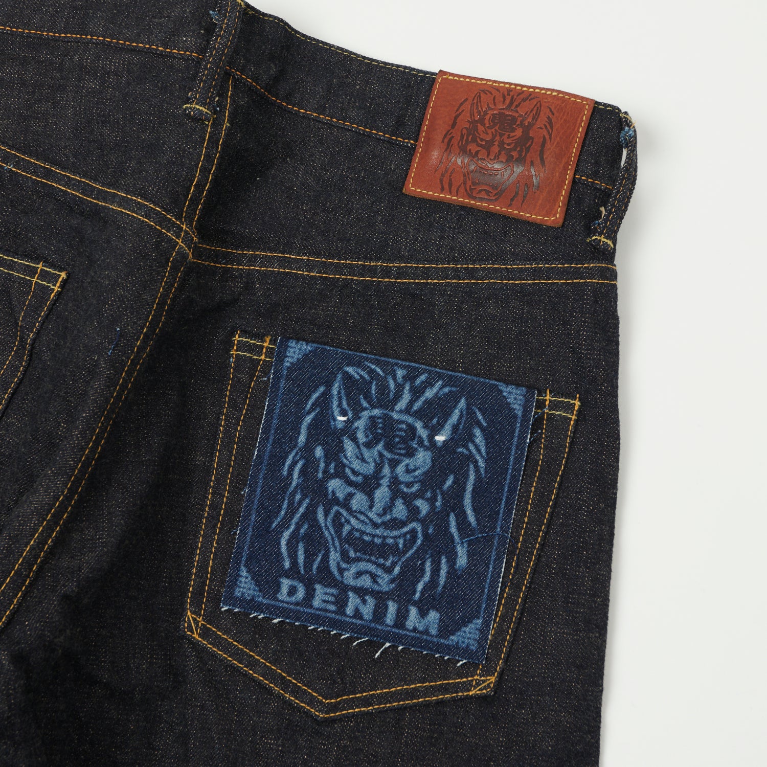 ONI Denim 200-14KBE 14oz Wide Straight Jean - One Wash