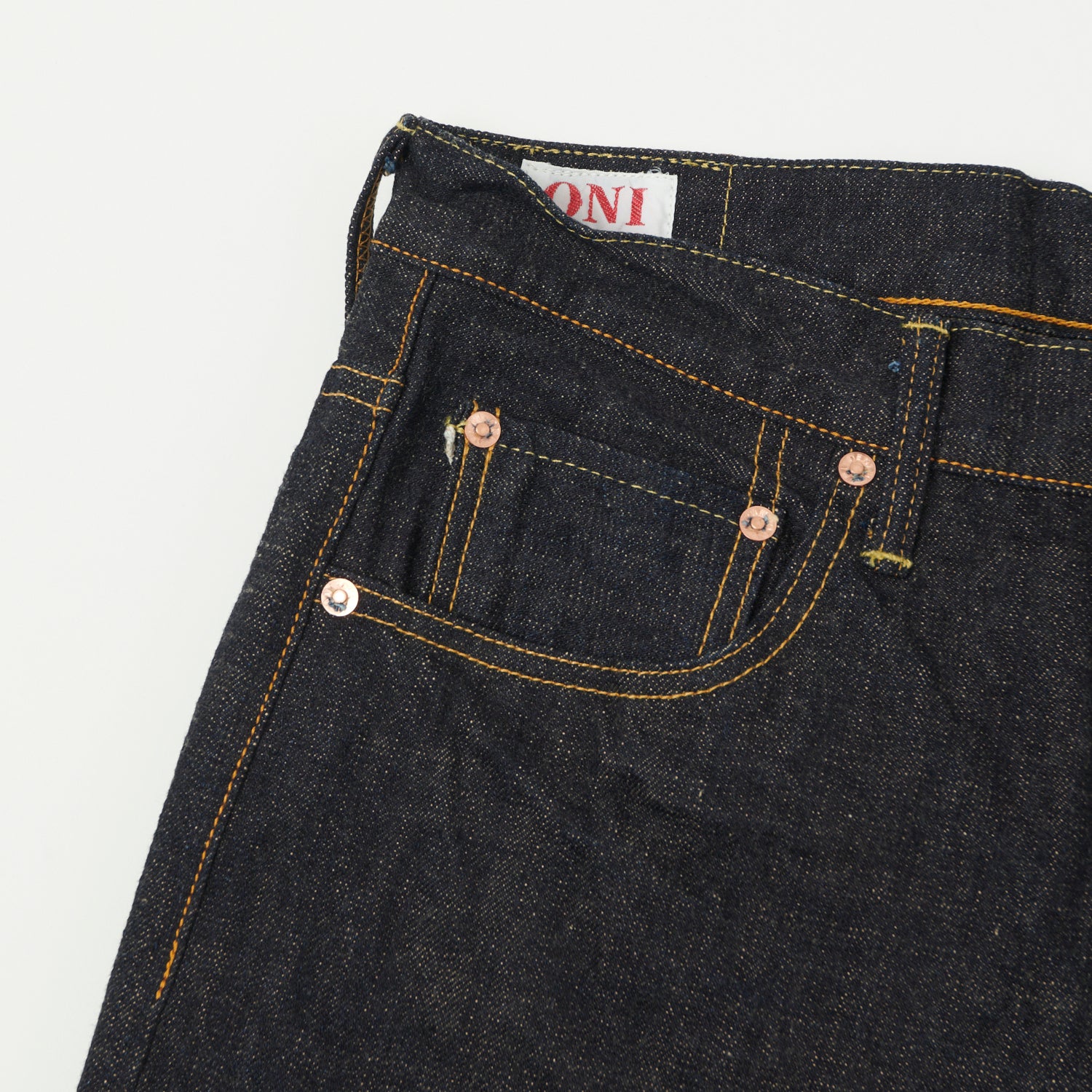 ONI Denim 200-14KBE 14oz Wide Straight Jean - One Wash