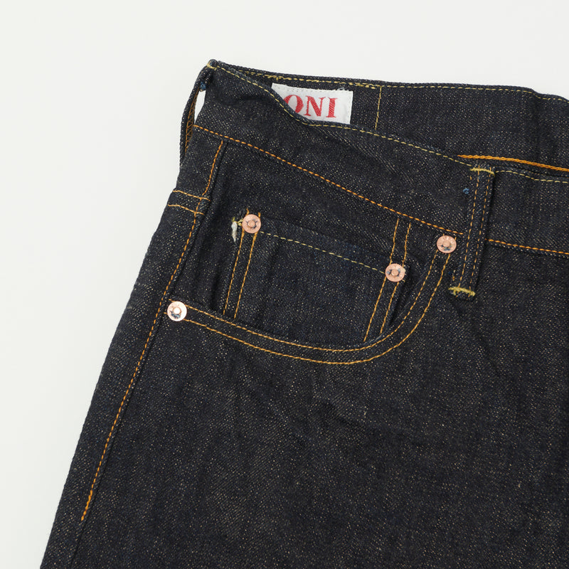 ONI 200-14KBE 14oz Wide Straight Jean - One Wash