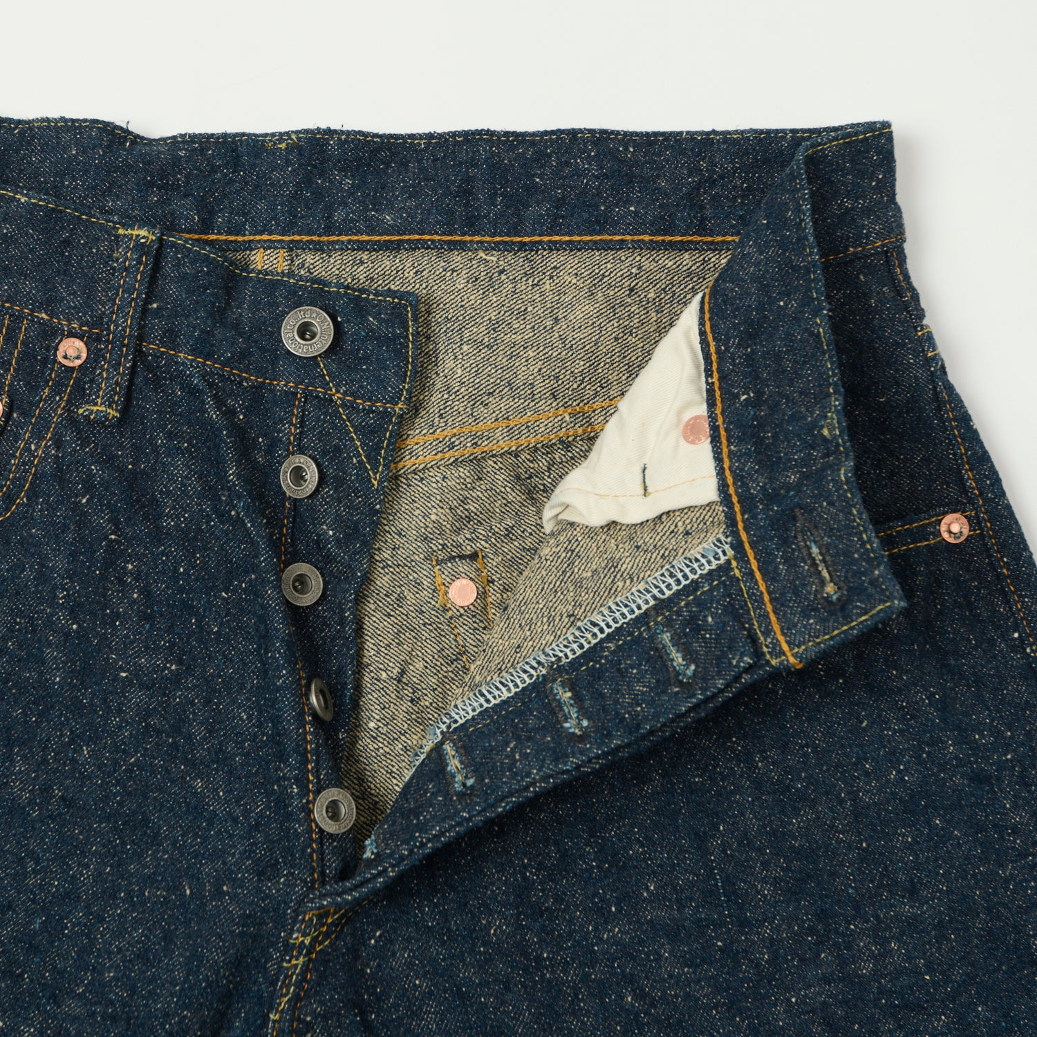 ONI Denim 200-CCD Kabuki 'Crushed Concrete Denim' 15oz Wide Straight Jean - One Wash