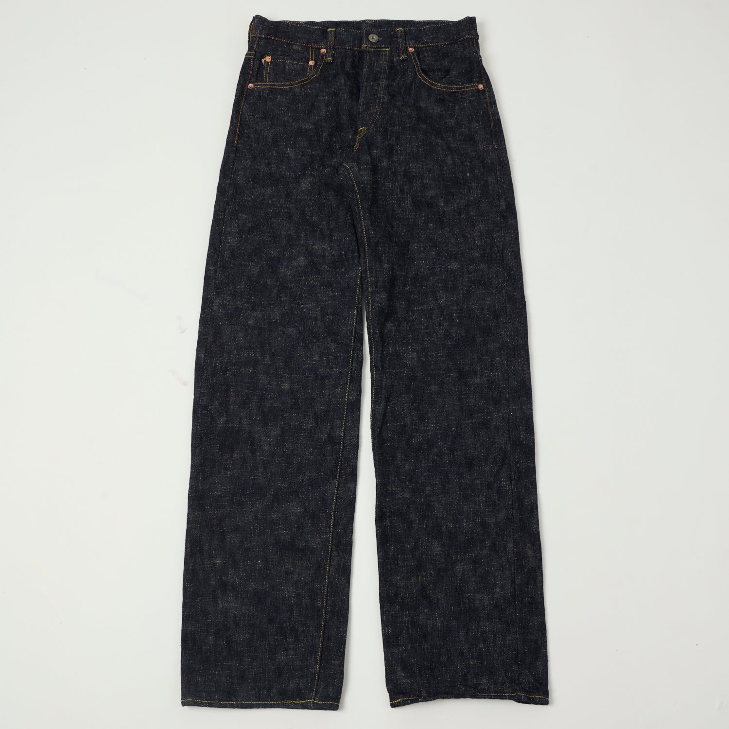 ONI Denim 200-Kasuri 17oz Wide Straight Jean - One Wash