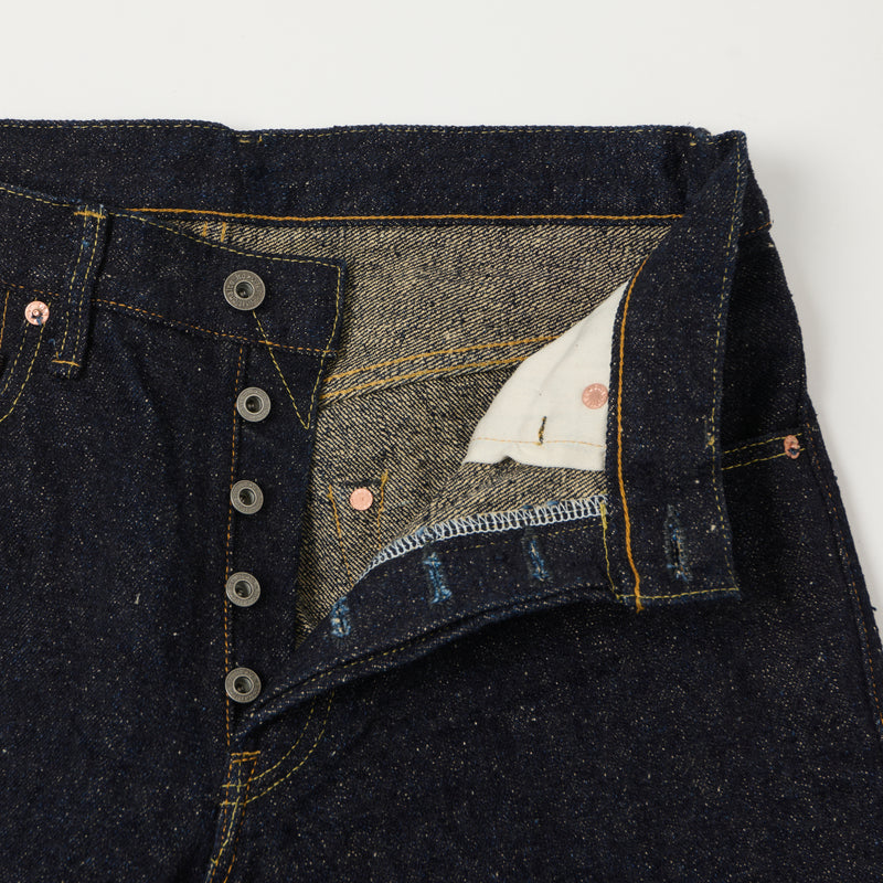 ONI Denim 200 Asphalt 20oz Wide Straight Jean - One Wash