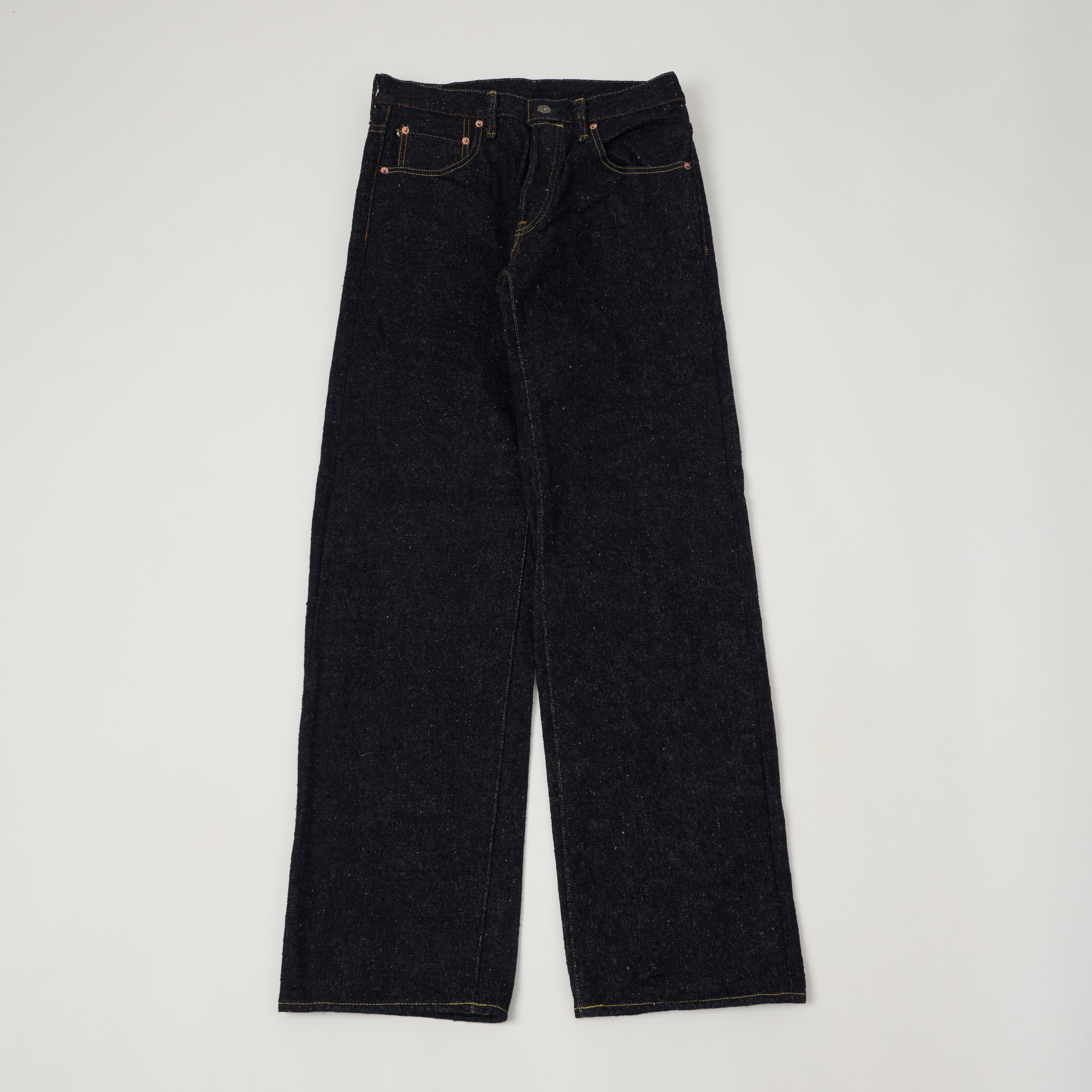 その他 OJ DENIM 34 BLACK ONI Denim 689 Kiraku II 12oz Natural Indigo Slim Tapered Jean