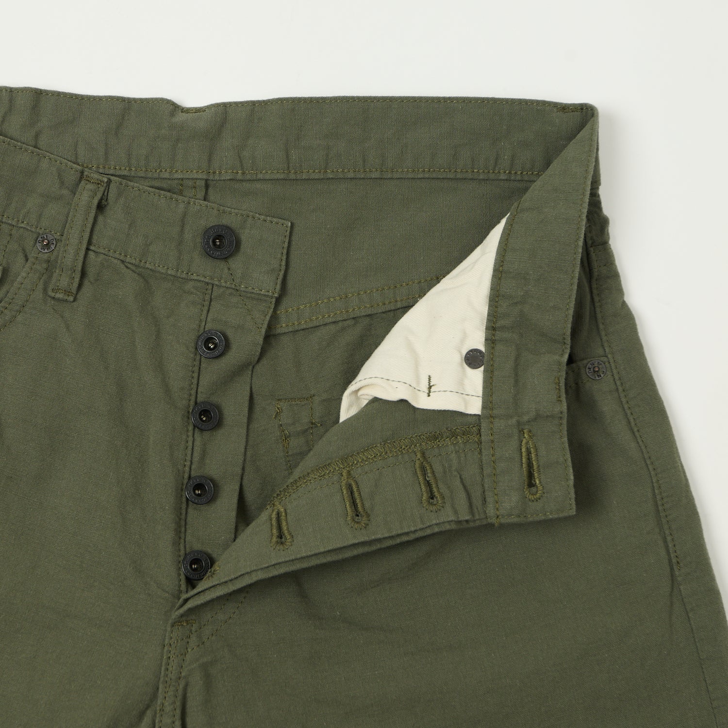 ONI Denim 200-8GG 8oz 'Beta Chambray' Wide Straight Jean - Green Grey