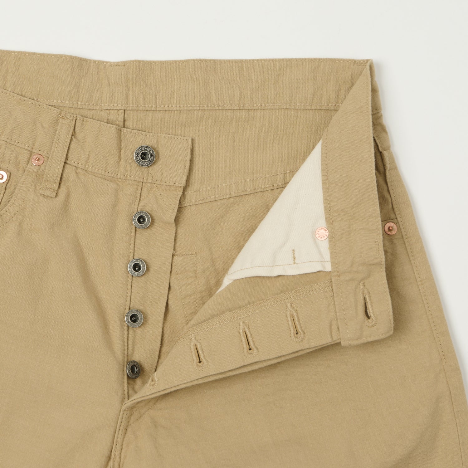 ONI Denim 200-8BE 8oz 'Beta Chambray' Wide Straight Jean - Beige