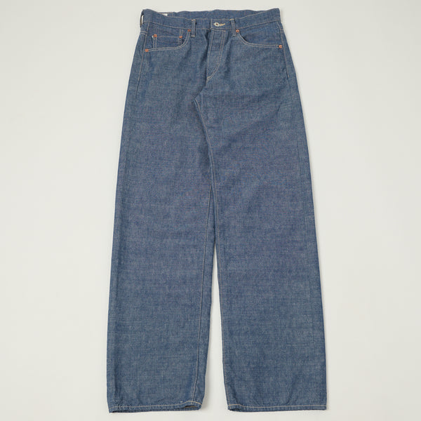 ONI Denim 200-HCSV 8oz Chambray Wide Straight Jean - Blue