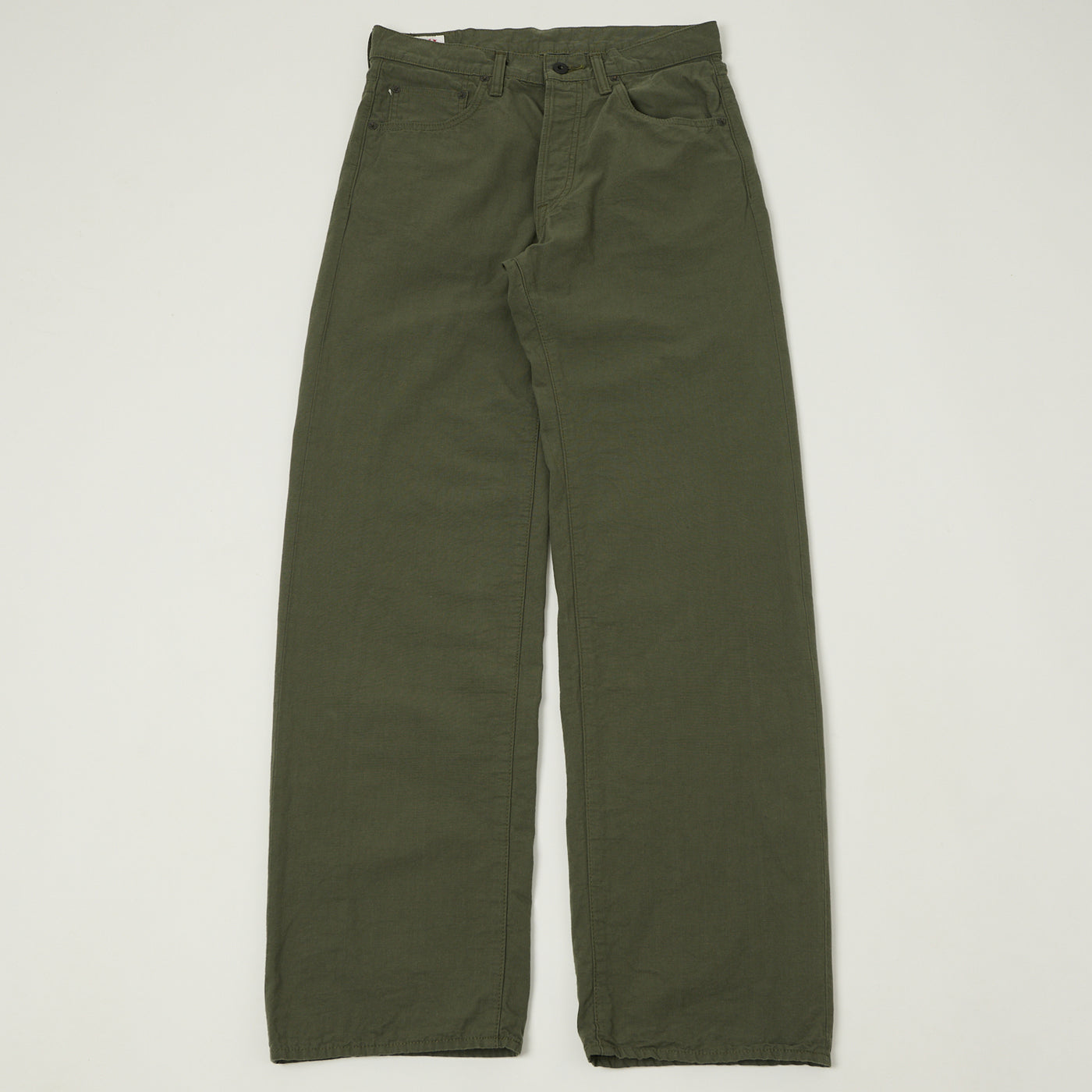 ONI Denim 200-8GG 8oz 'Beta Chambray' Wide Straight Jean - Green Grey