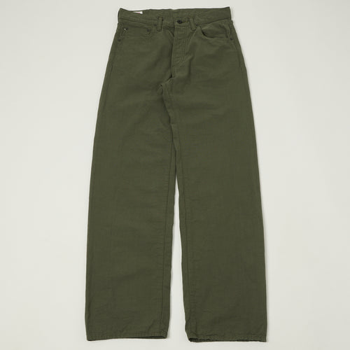 ONI Denim 200-8GG 8oz 'Beta Chambray' Wide Straight Jean - Green Grey