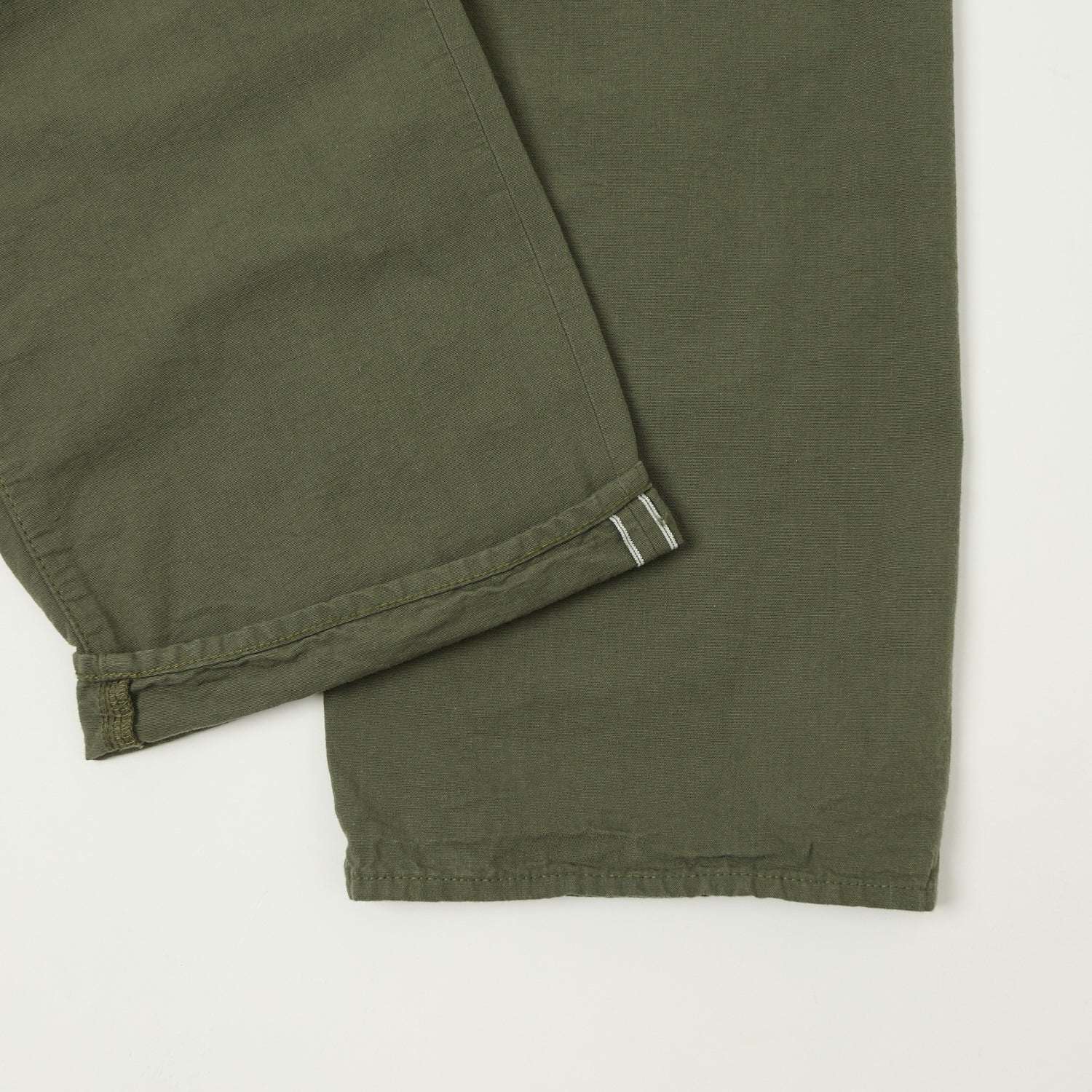 ONI Denim 200-8GG 8oz 'Beta Chambray' Wide Straight Jean - Green Grey