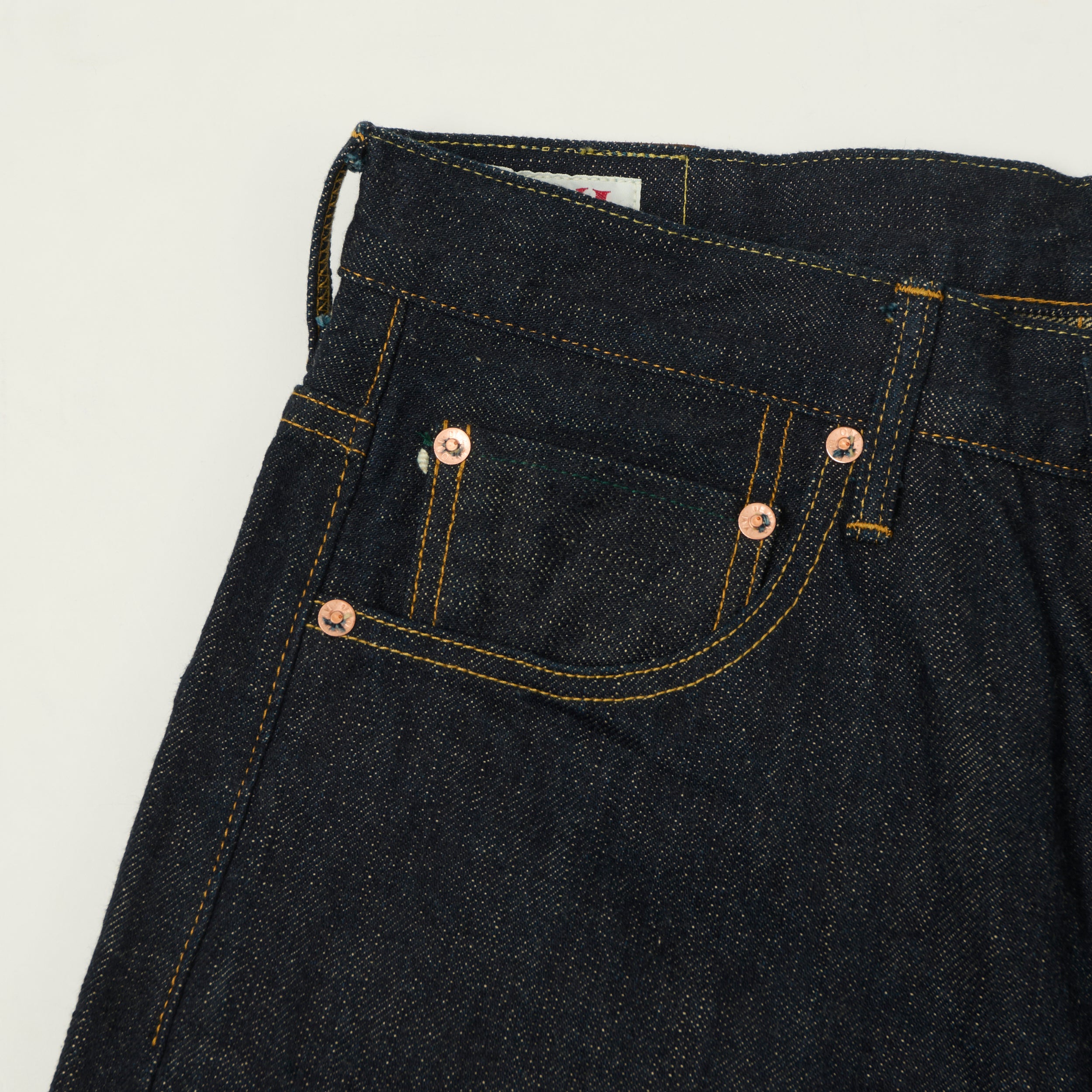 ONI Denim 200-GC15 Green Cast 15oz Wide Straight Jean - One Wash