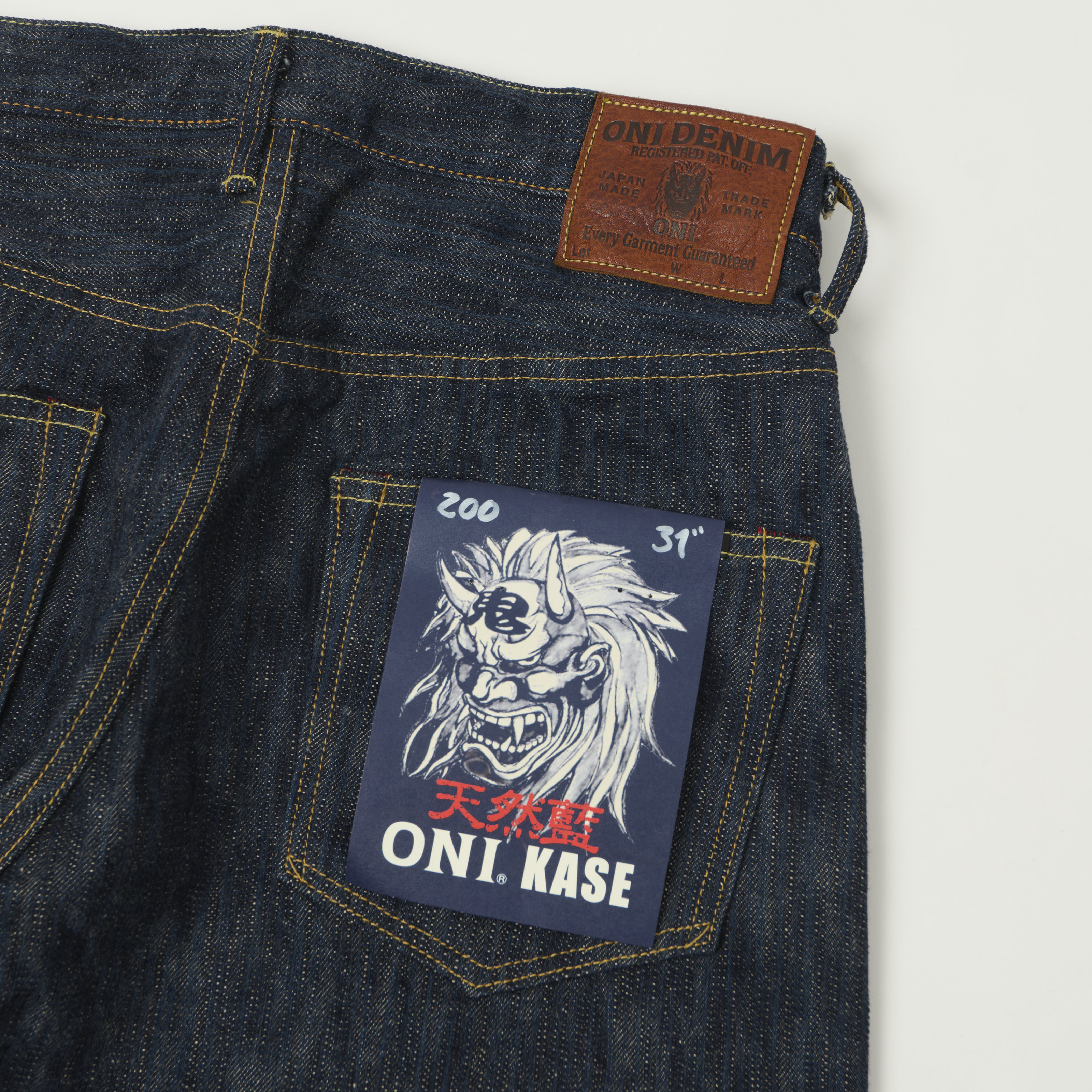 ONI Denim 622 20oz Aizumi x Secret Denim Regular Tapered Jean