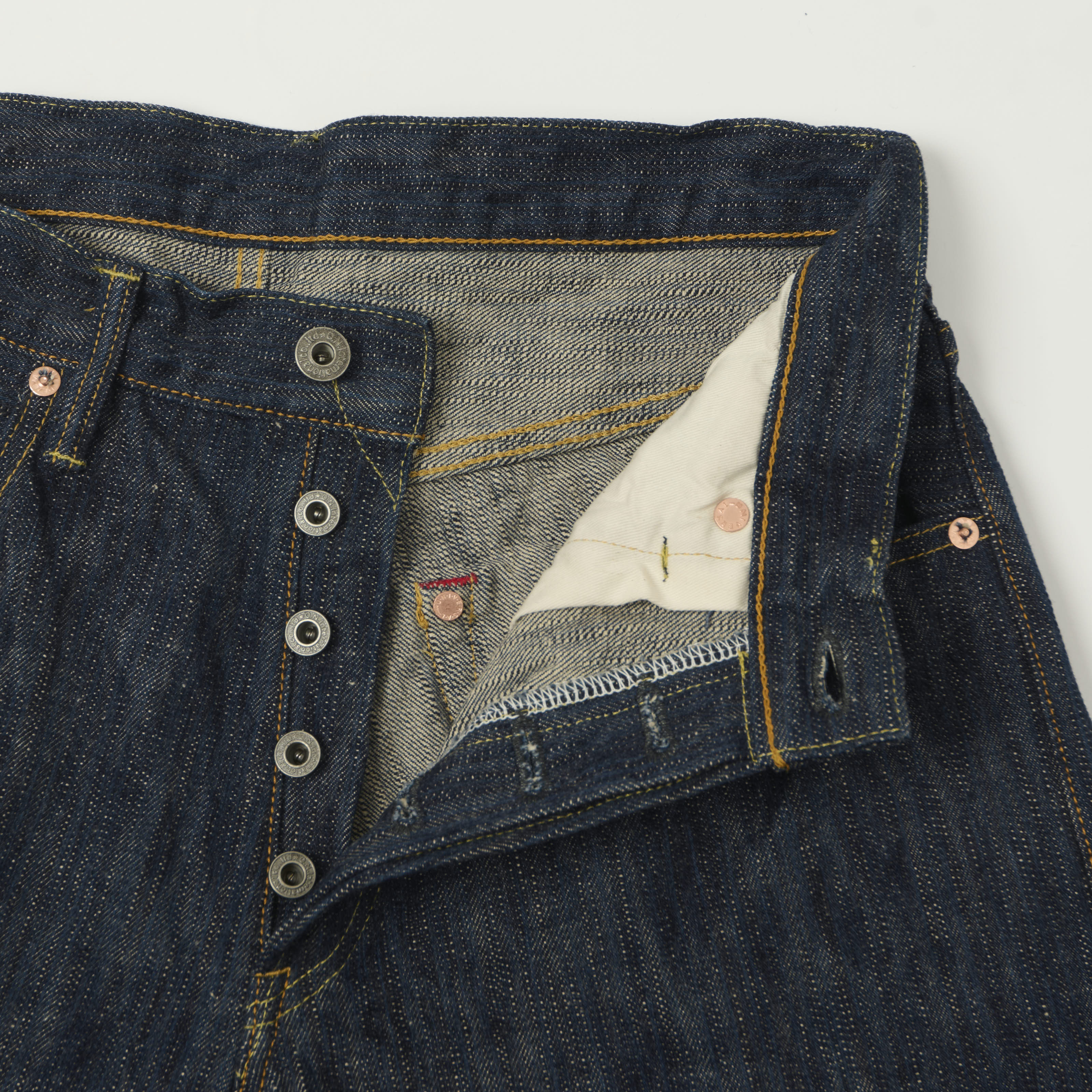 ONI Denim 200 Kase 16oz Natural Indigo Wide Straight Jean - One Wash