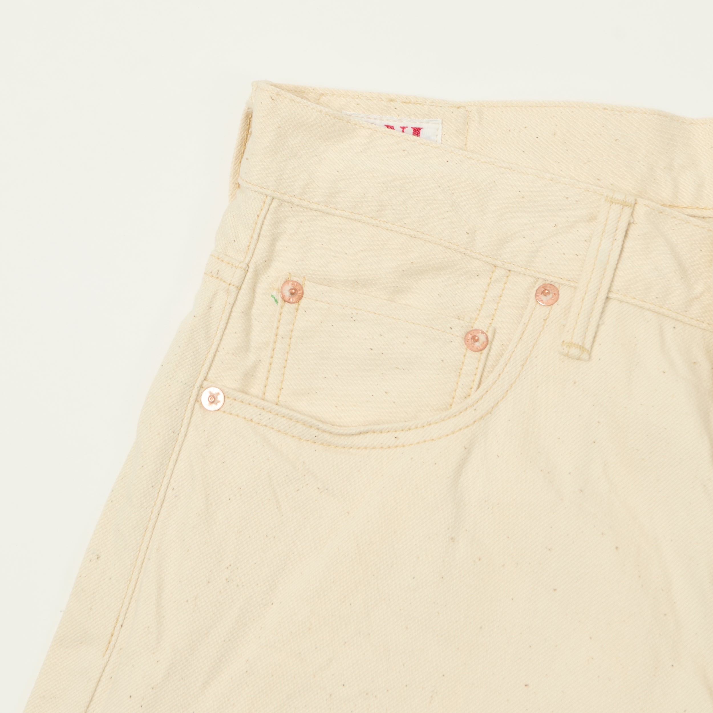 ONI Denim 200-EC 15oz Wide Straight Jean - Ecru