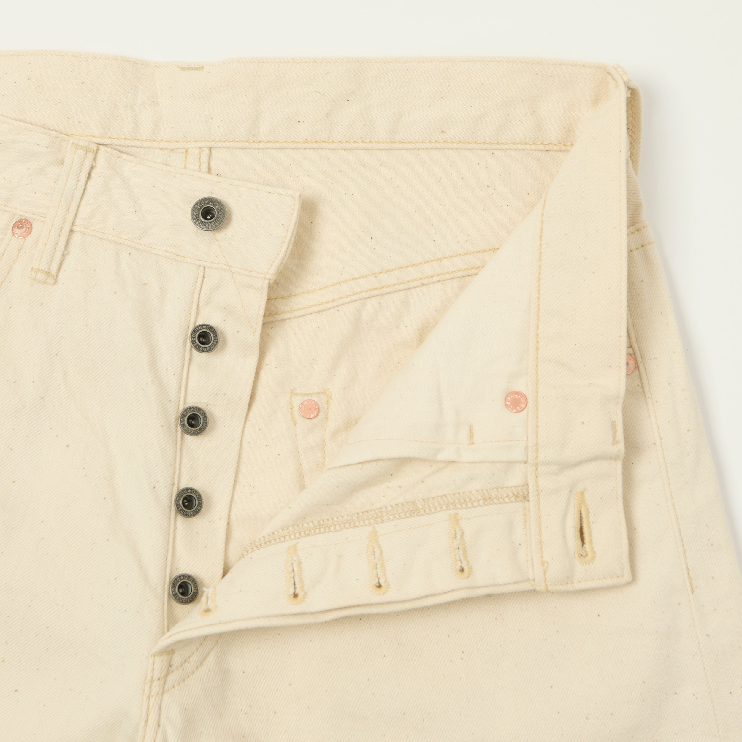 ONI Denim 200-EC 15oz Wide Straight Jean - Ecru