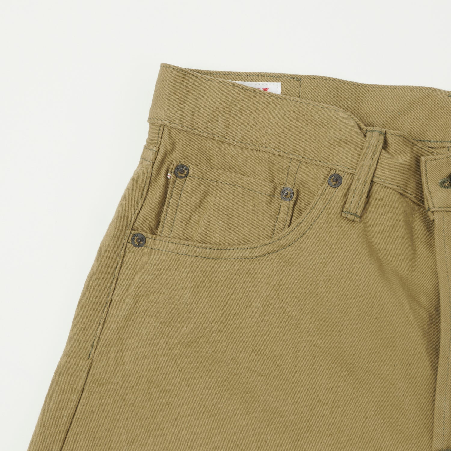 ONI Denim 206-BRD 'British Drill' Neat Loose Straight Jean - Tan One Wash