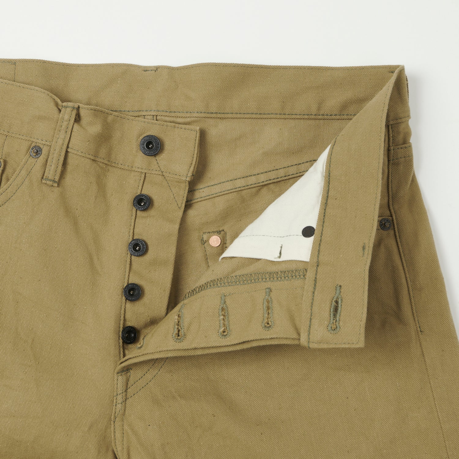 ONI Denim 206-BRD 'British Drill' Neat Loose Straight Jean - Tan One Wash