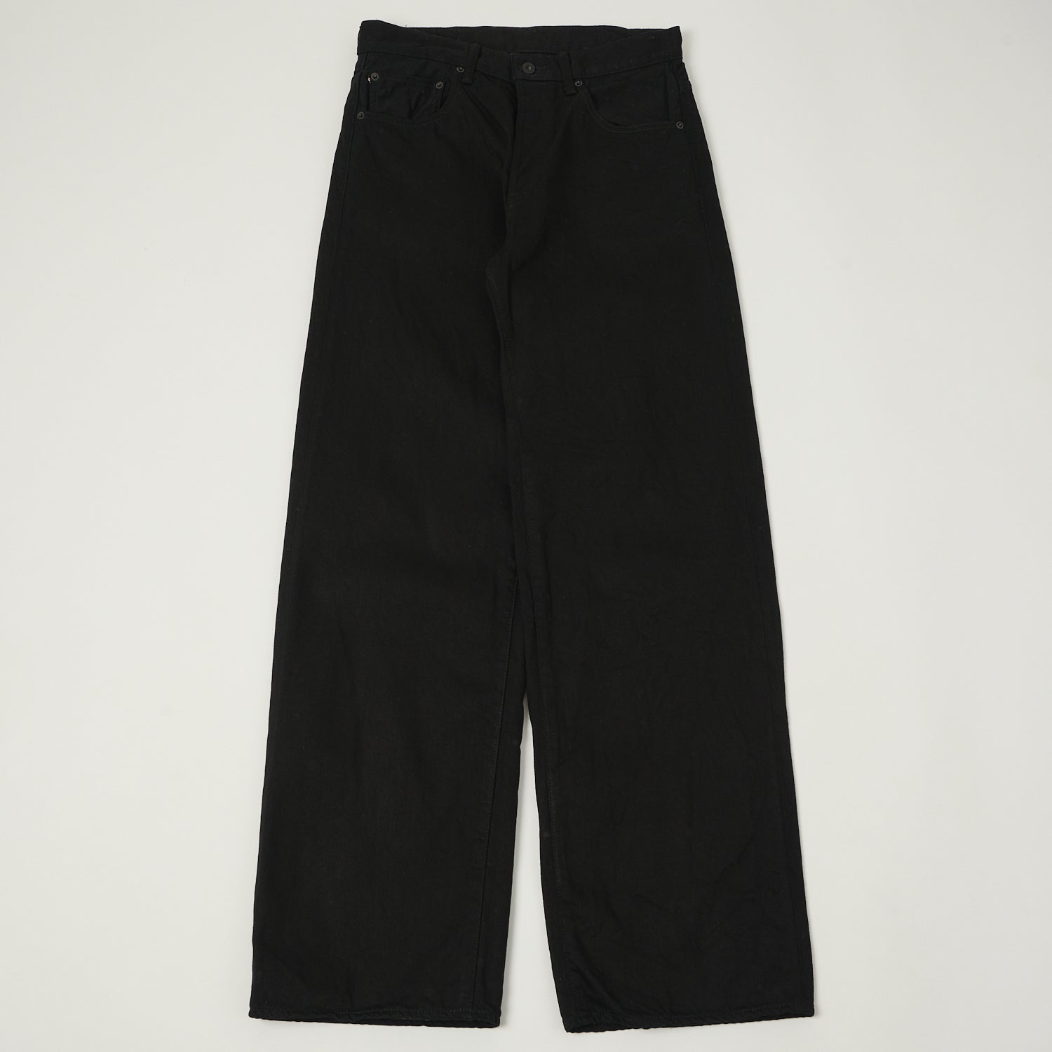 oni denim スーパーワイド　ブラック ONI DENIM – Black X Black – KABUKI SELVEDGE – | HINOYA Official Site