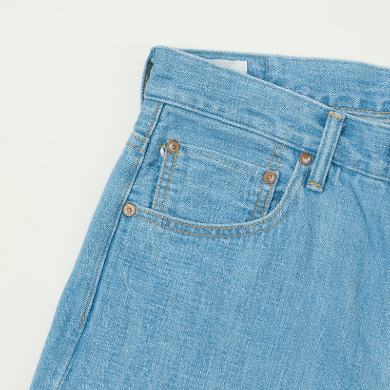 ONI Denim 222-Kiraku Extra Wide Straight Jean - Bleach Wash