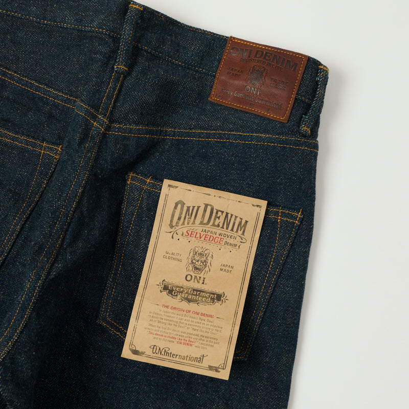 ONI 222ZR-BEG 'Secret Denim' 20oz Extra Wide Straight Jean - One Wash