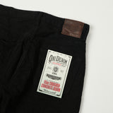 ONI 222-CCDBKBK 'Crushed Concrete Denim' 15oz Extra Wide Straight Jean - Black