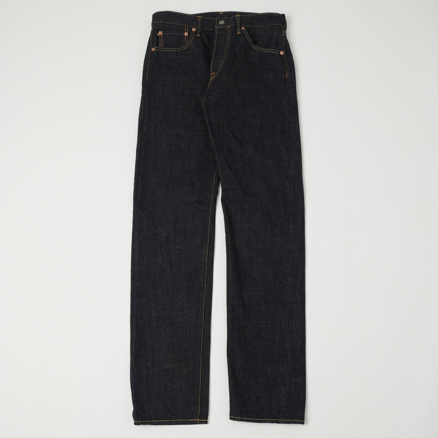 ONI Denim 246-14KBE 14oz Relaxed Tapered Jean - One Wash