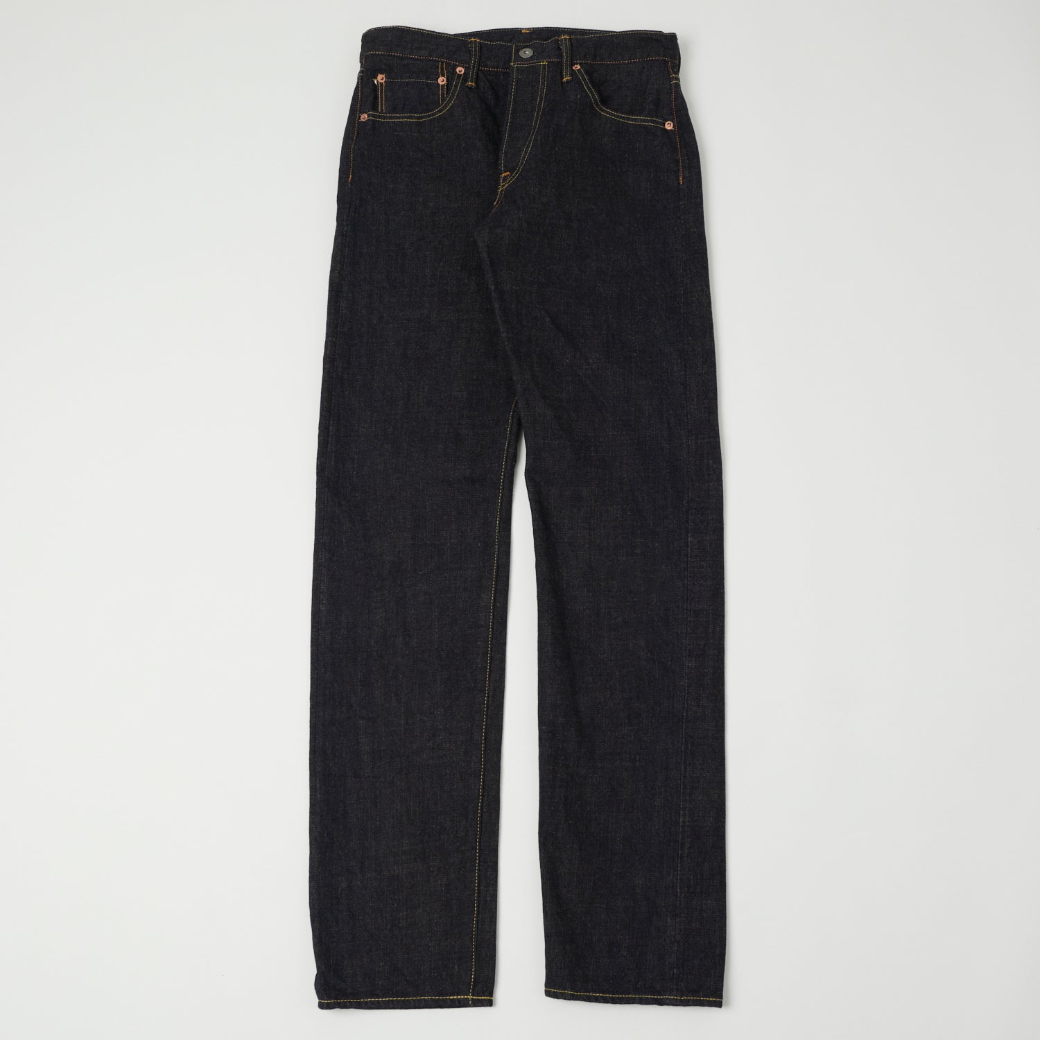 ONI Denim 246-14KBE 14oz Relaxed Tapered Jean - One Wash