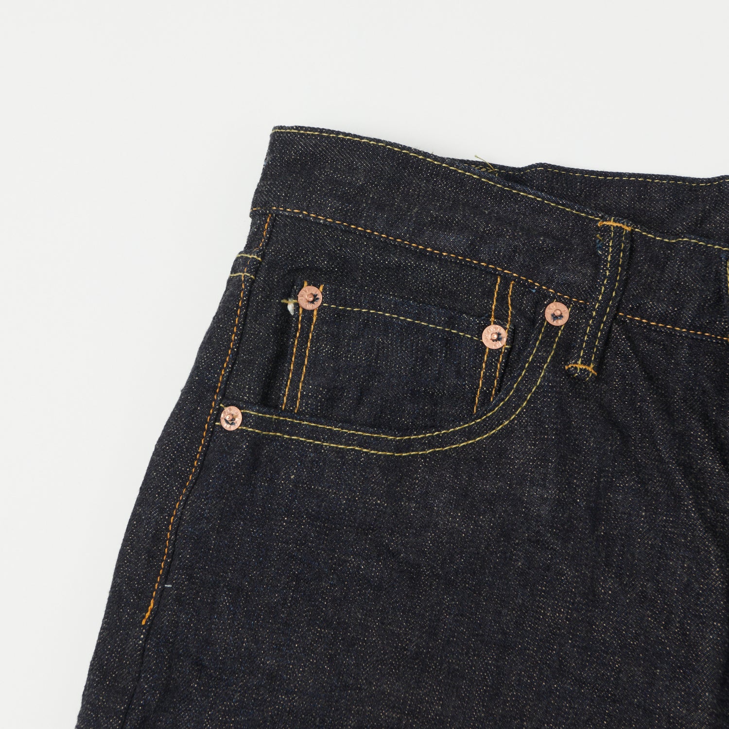 ONI Denim 246-14KBE 14oz Relaxed Tapered Jean - One Wash